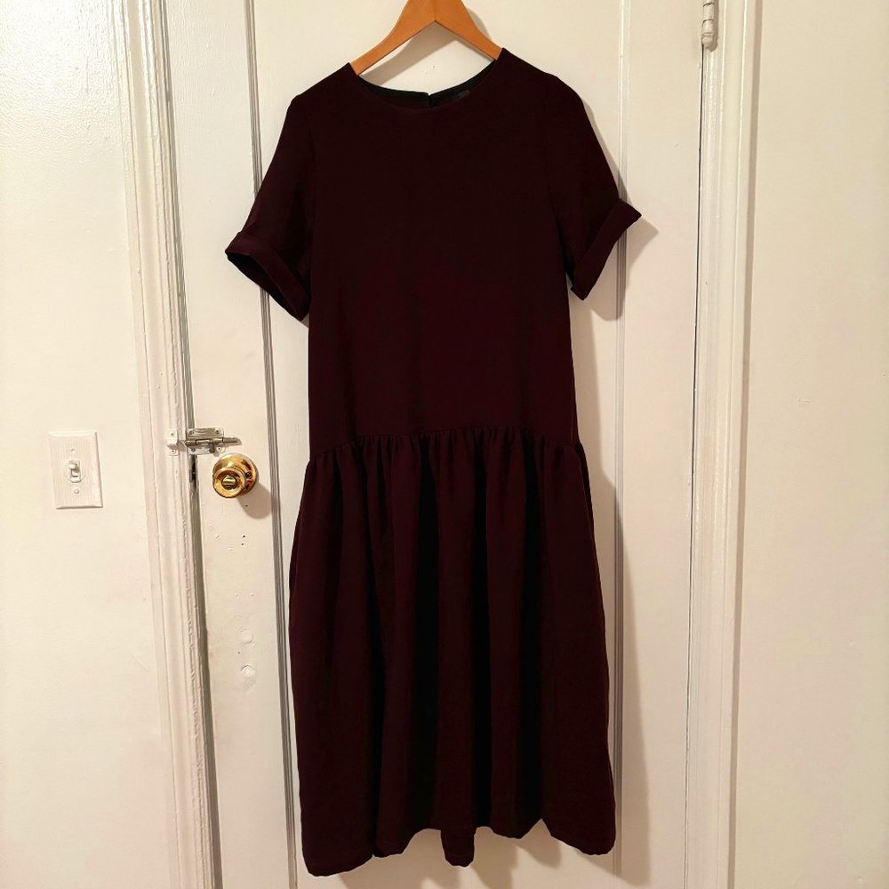 TopShop Burgundy Dress